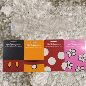 Disney Colorful Character Luggage Tags Set